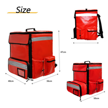 Load image into Gallery viewer, Red Delivery Backpack
